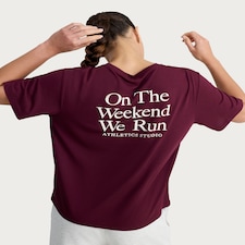 F&F Active Modal Rich Short Sleeved T-Shirt in Berry