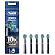 image 1 of Oral-B Pro Cross Black Electric Toothbrush Replacement Heads 5 Pack