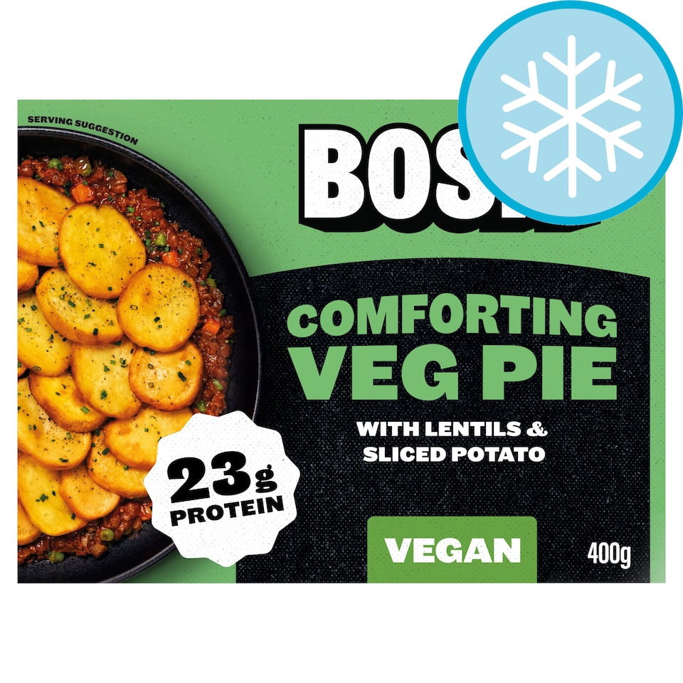 image 1 of  BOSH! Comforting Veg Pie with Lentils & Sliced Potato 400g
