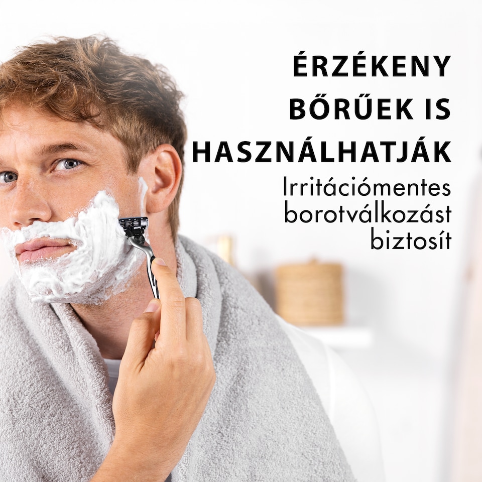 Gillette Classic Sensitive Borotvahab, Érzékeny Bőrre, 400 ml 1. kép