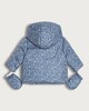 image 2 of F&F Baby Floral Print Wrap Front Shower Resistant Jacket in Blue
