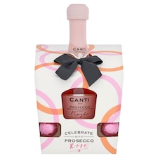Canti Prosecco Rose & Milk Prosecco Truffles 200ml & 38g