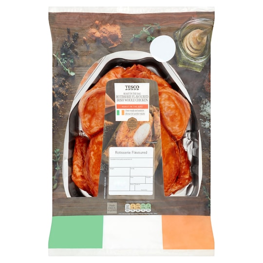 Tesco Cook In Bag Irish Rotisserie Chicken 1.4Kg Tesco Groceries