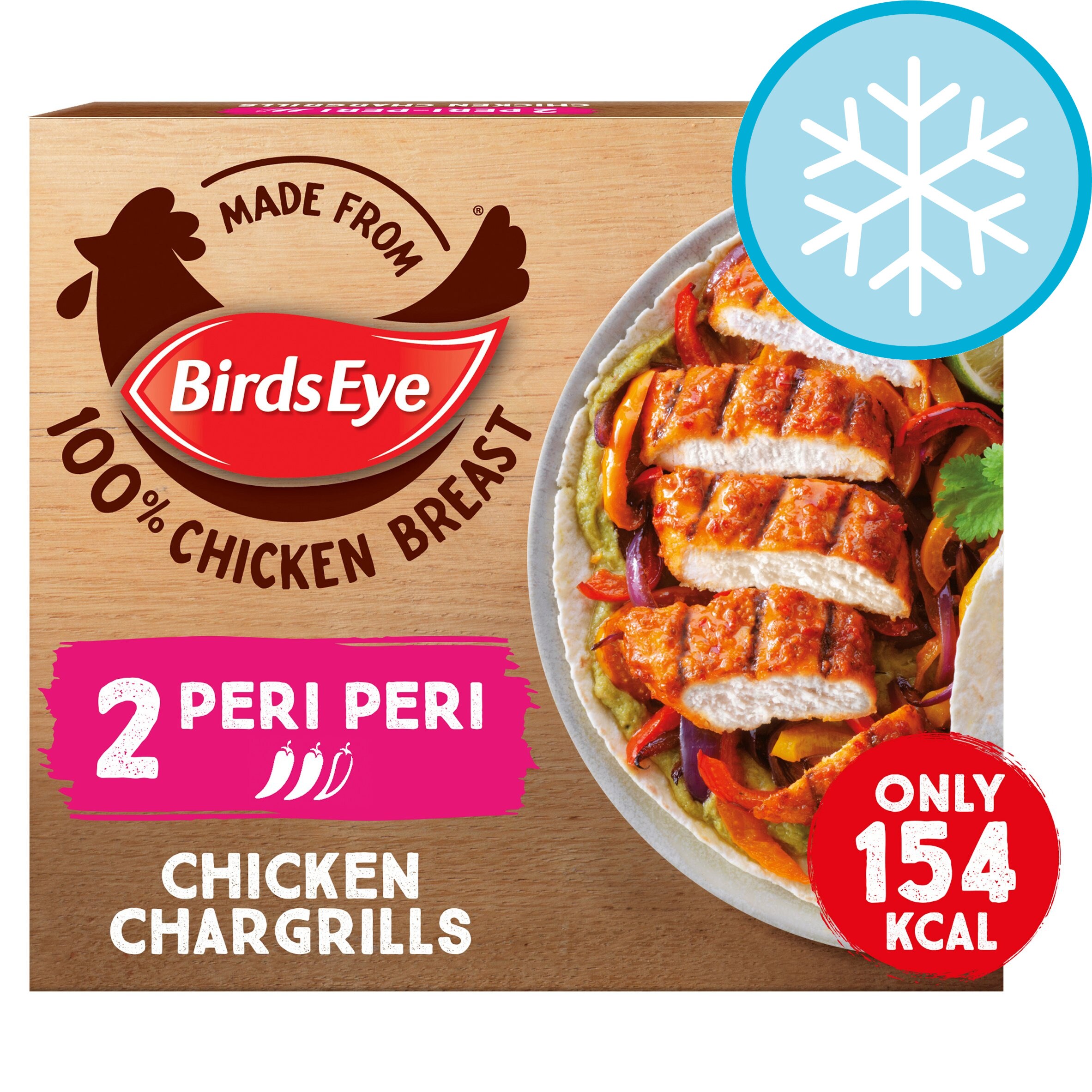 Birds Eye Sweet & Sticky BBQ Chicken Grills - 100% Chicken Breast, No Artificial Flavors (Frozen, 174g)
