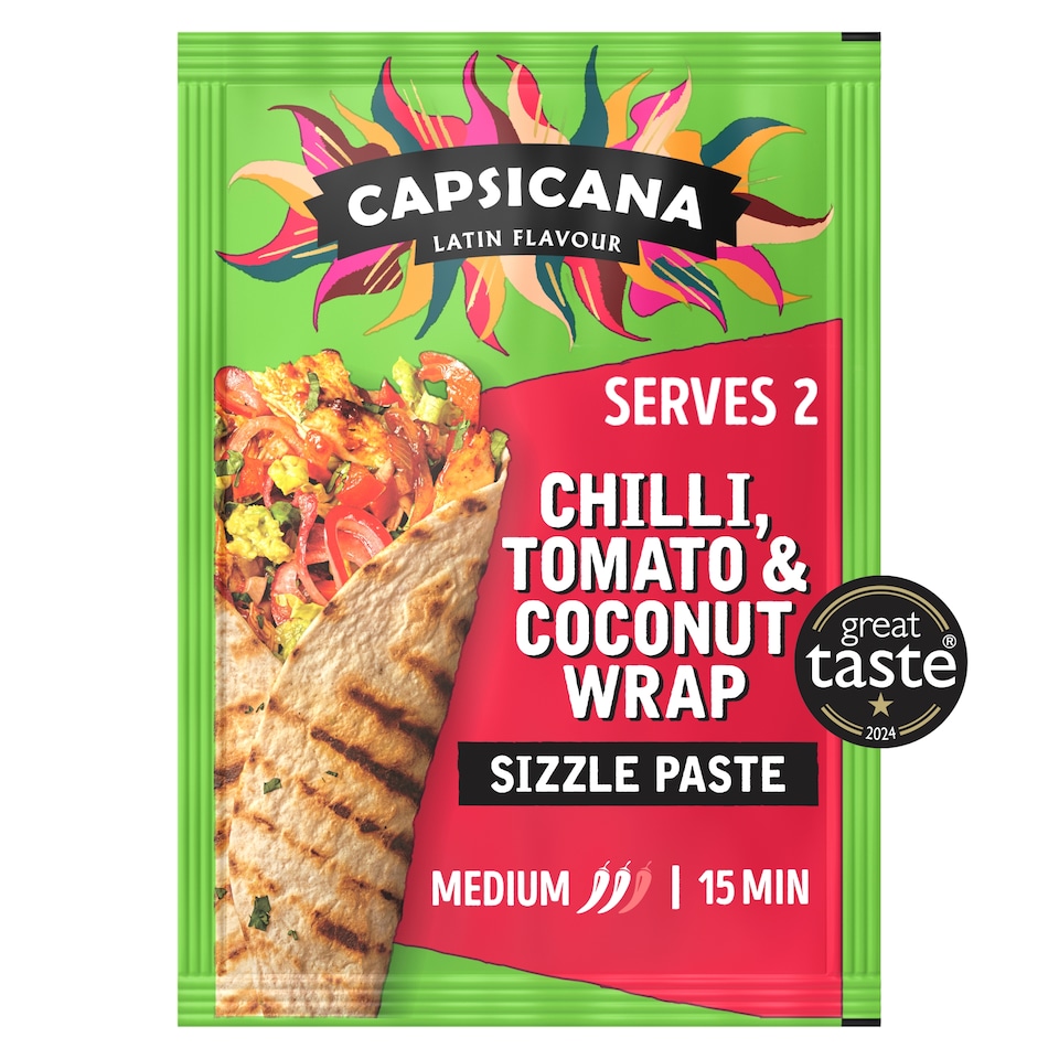 image 1 of Capsicana Chilli & Tomato Brazilian Wrap Paste 60G