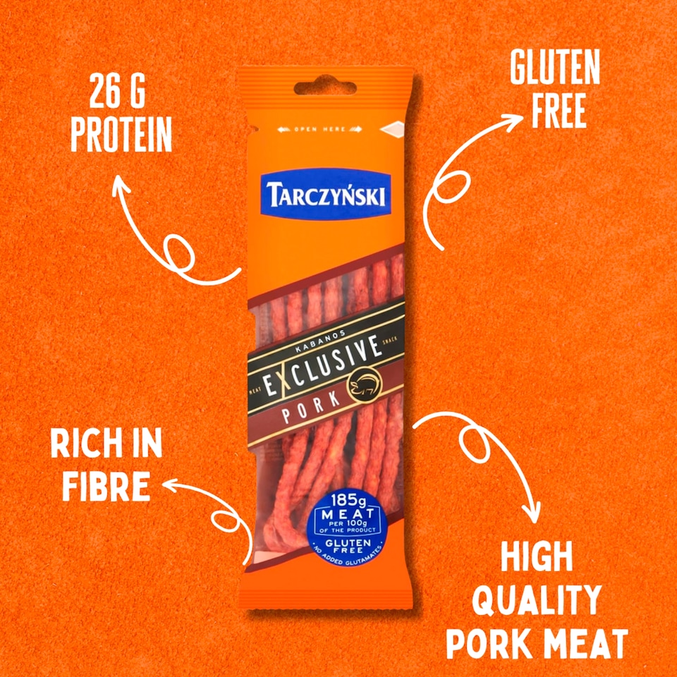 image 1 of Tarczynski Exclusive Pork Kabanos 105G