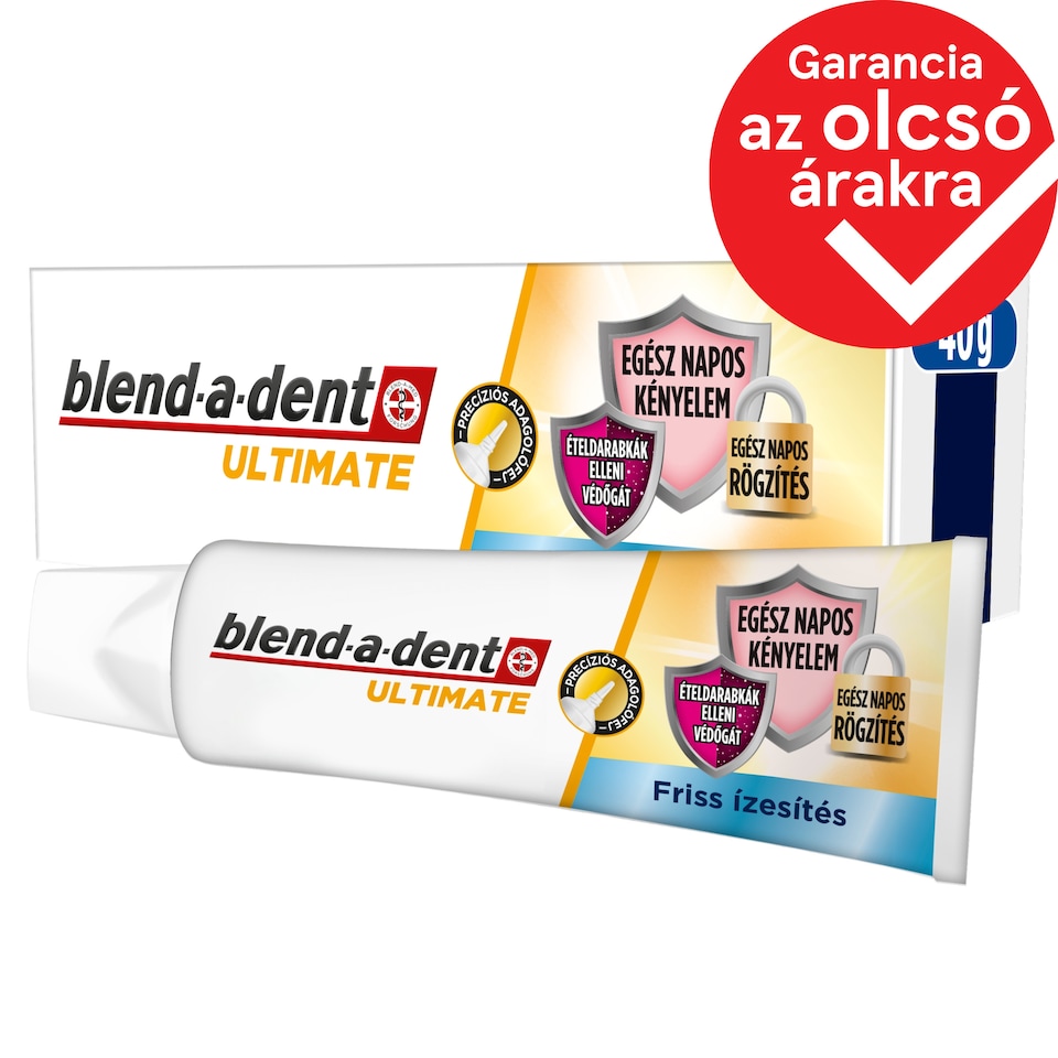 image 1 of Blend-a-dent Ultimate Fresh Adhesive Cream For Full & Partial Dentures 40ml