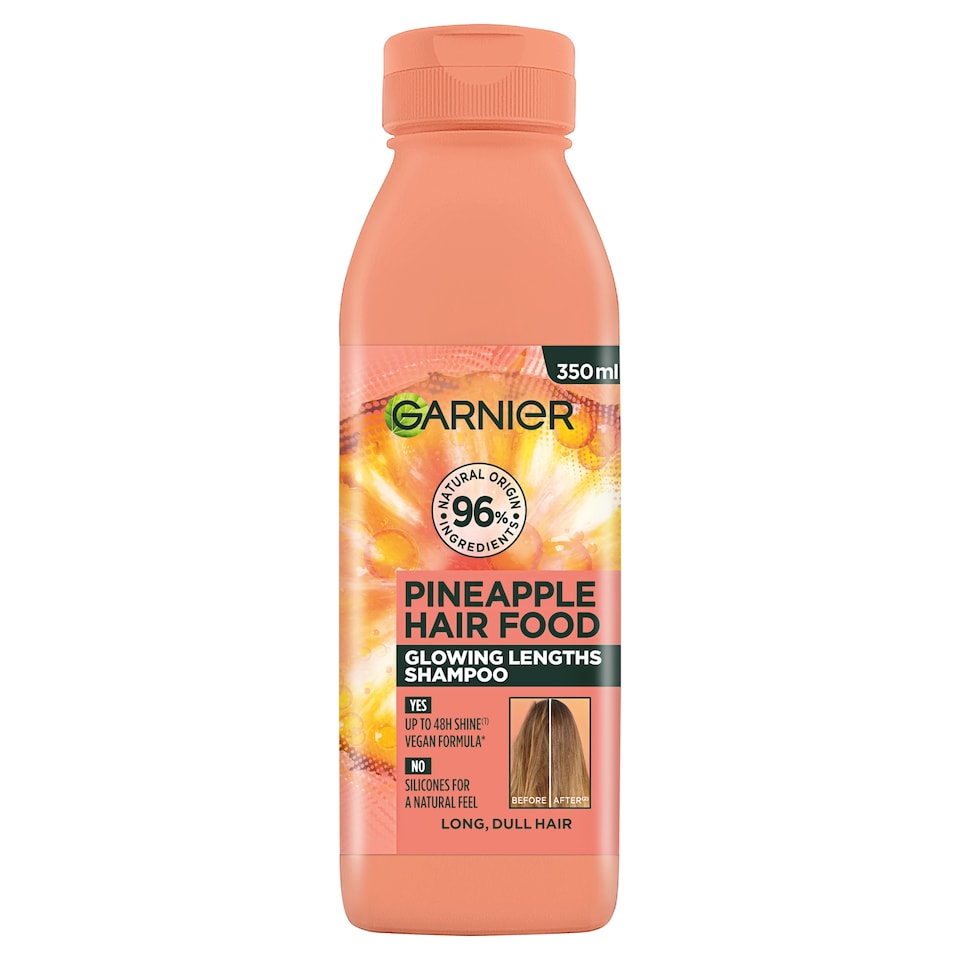 image 1 of Garnier Ultimate Blends Hair Food Pineapple Shampoo 350ml