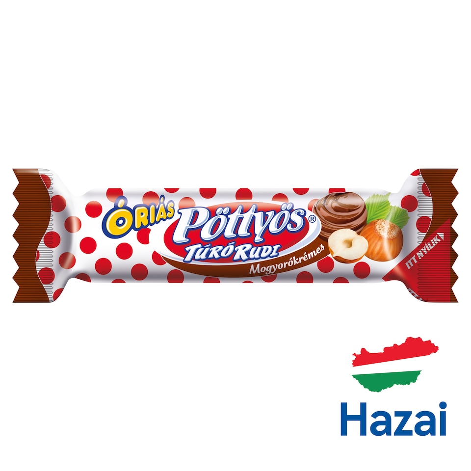 Pöttyös Túró Rudi Hazelnut Cream Dessert Preparation 51 g