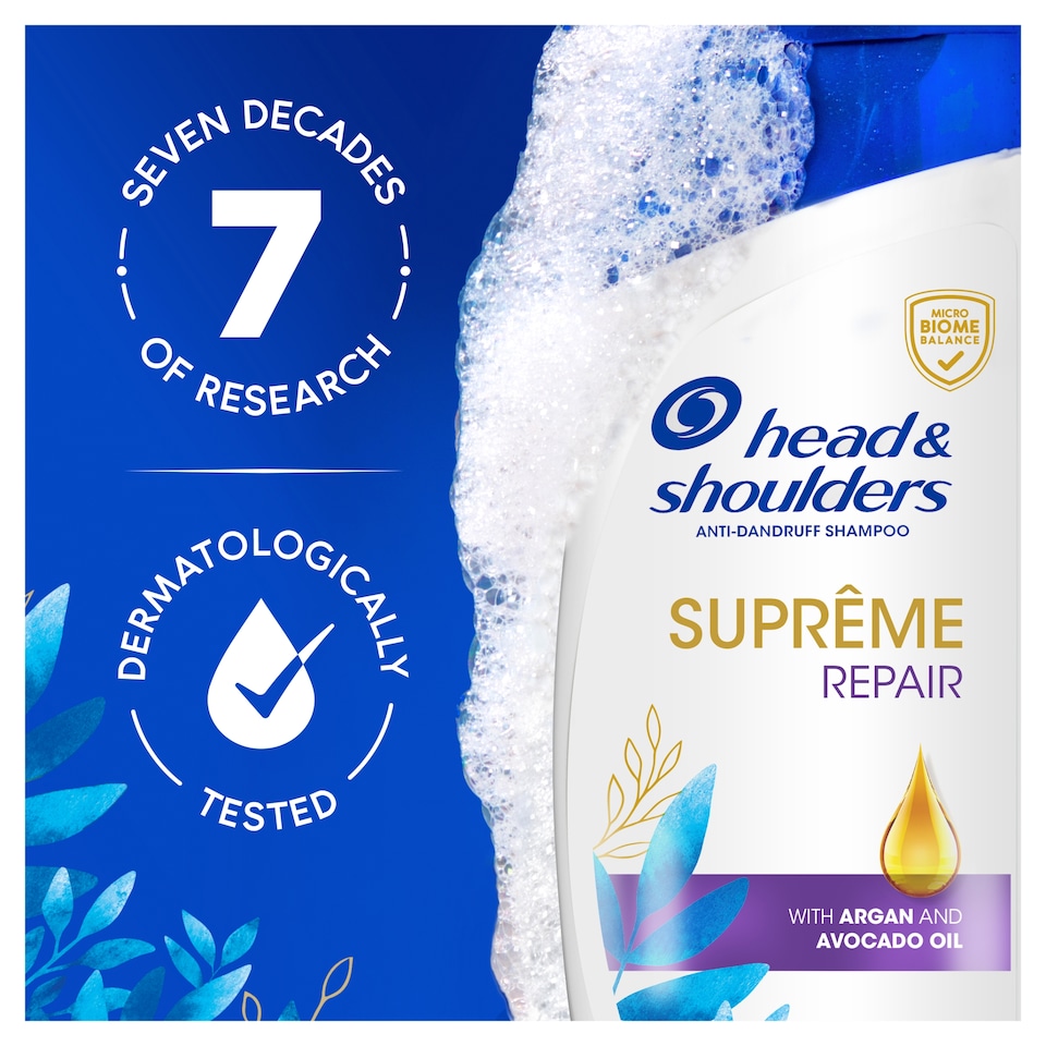 image 1 of Head & Shoulders Supreme Repair Anti Dandruff Shampoo 400ml