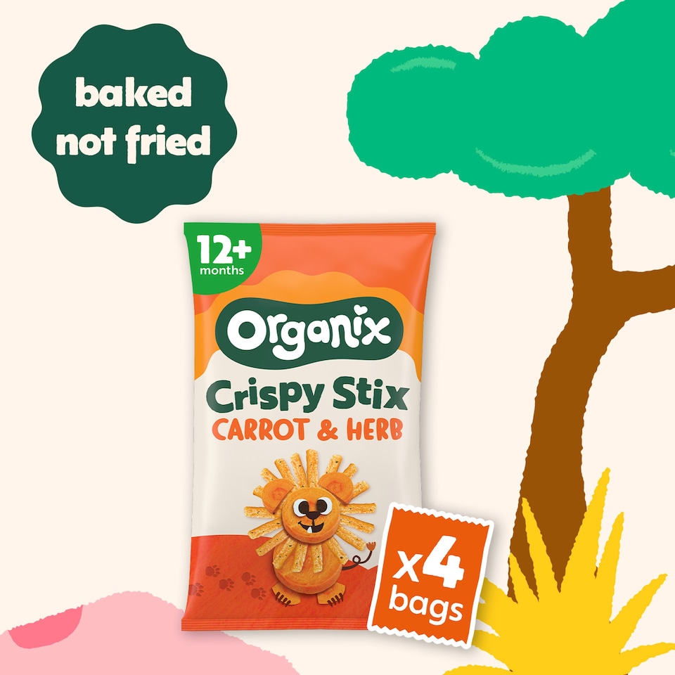 image 1 of Organix Carrot Stix Multi Pack 4X15