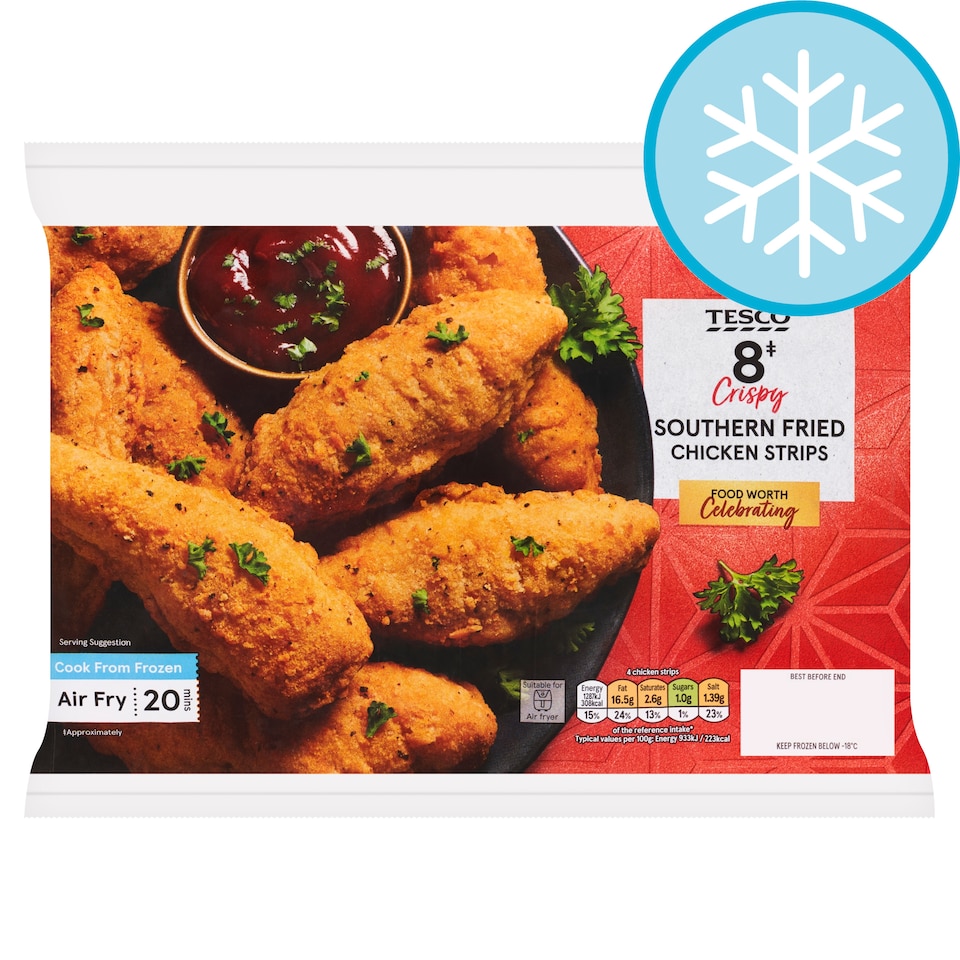 Tesco Southern Fried Chicken Strips 300g