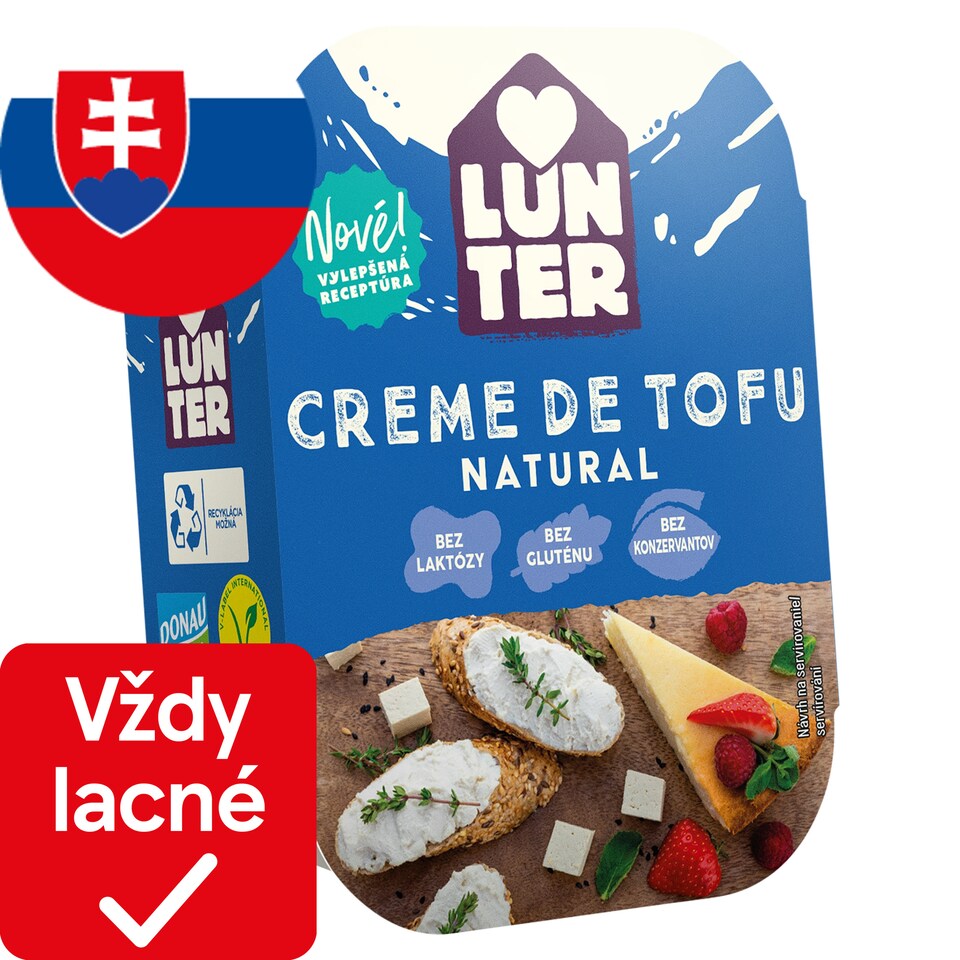 LUNTER Creme de Tofu Natural 140 g