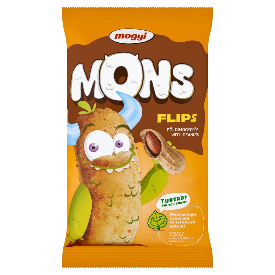 Mogyi Mons Flips földimogyorós kukorica snack 40 g
