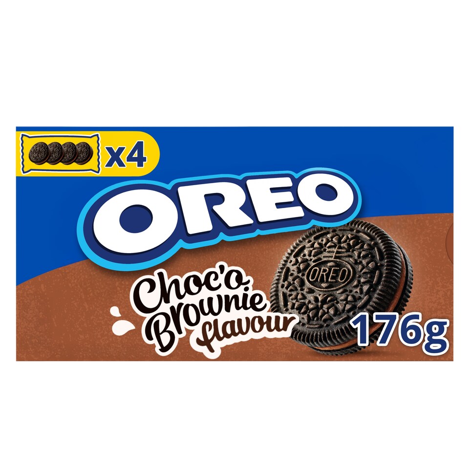 image 1 of Oreo Choco Brownie Cocoa Biscuits with Cocoa Filling 176 g