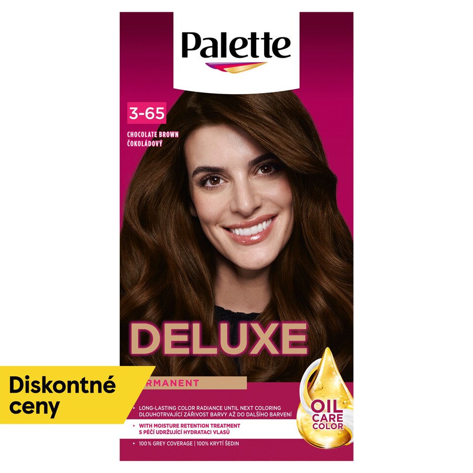 image 1 of Palette Deluxe Hair Color Chocolate Brown 3-65