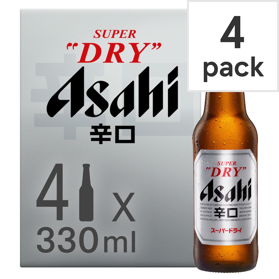 image 1 of Asahi Super Dry 4X330ml