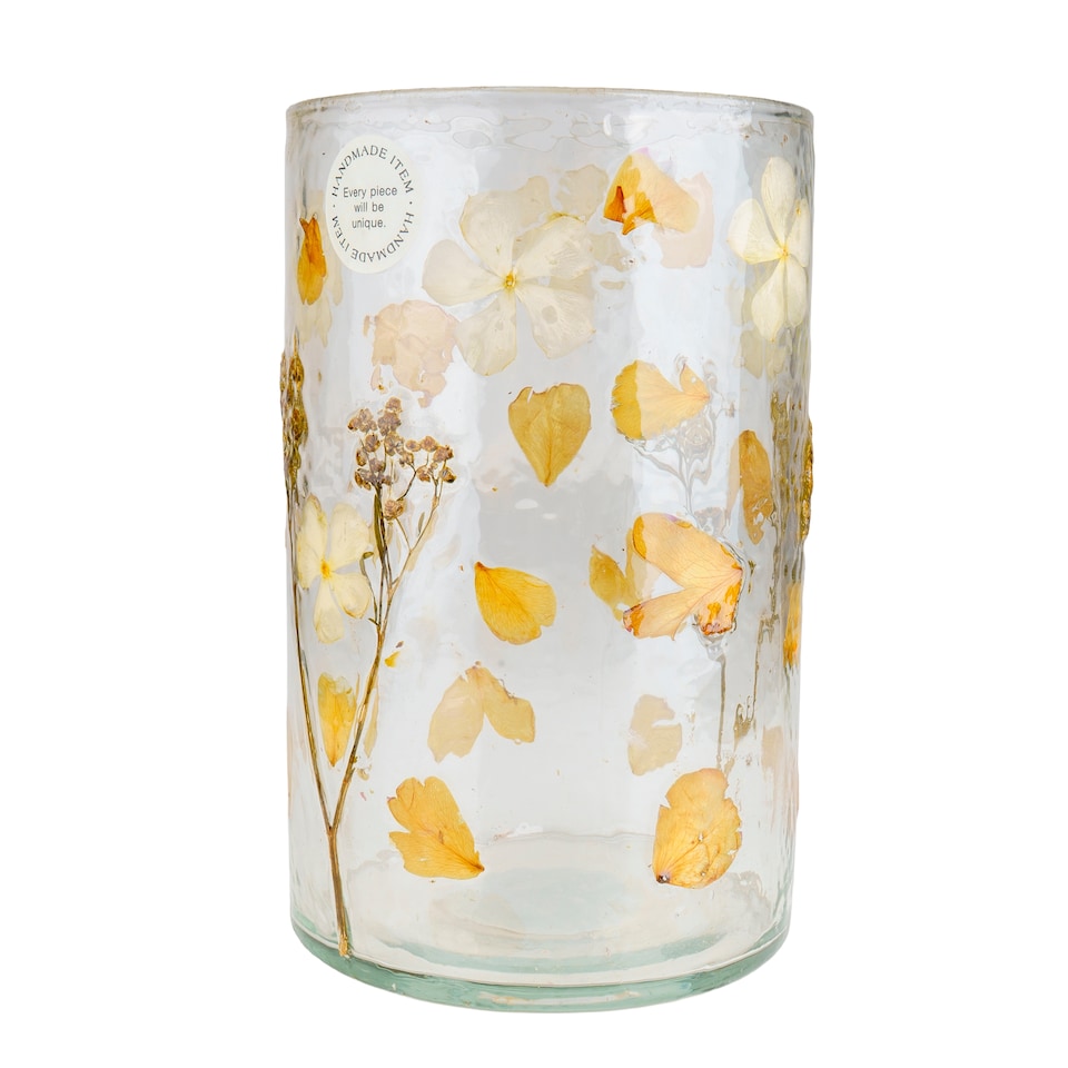 Candlelight Floral Inclusion Vase