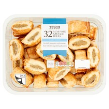Tesco 32 Mini Sausage Rolls 480G