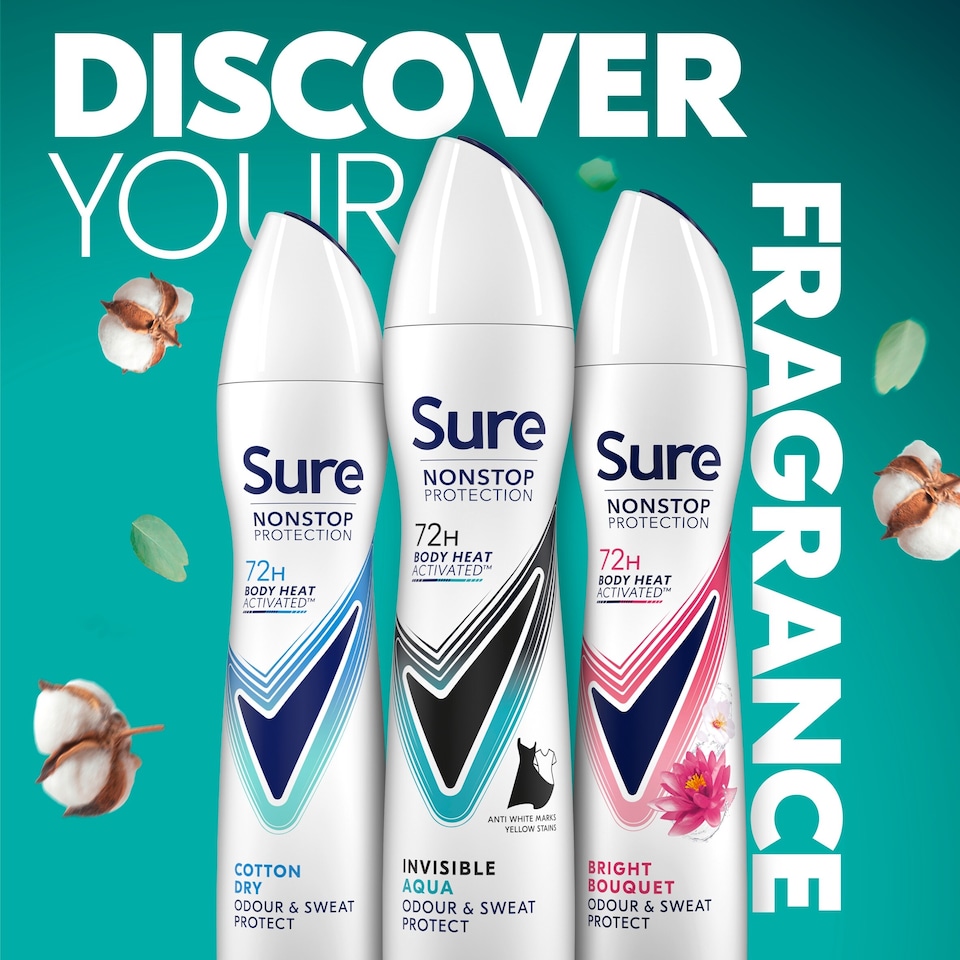 image 1 of Sure 72 Hour Invisible Aqua A/Pspirnt 250Ml