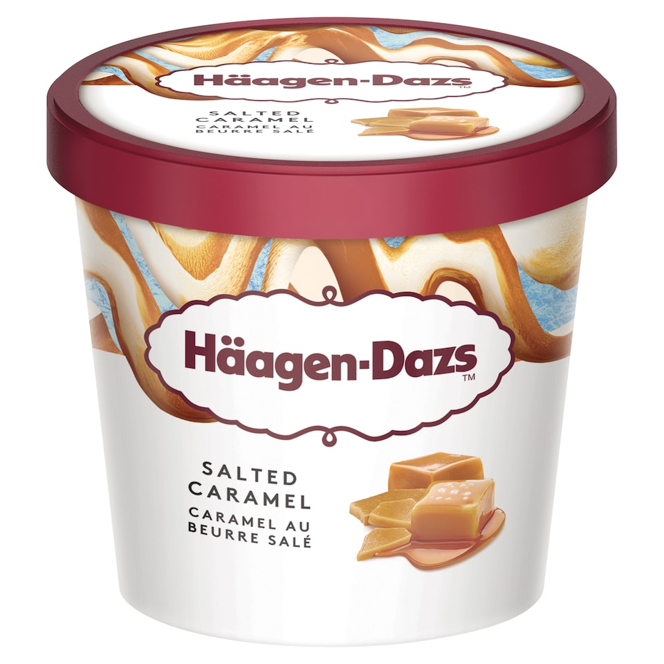Häagen-Dazs Karamelová zmrzlina smetanová s polevou se slaným máslovým karamelem 95ml