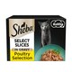 image 1 of Sheba Select Slices Wet Cat Food Trays Poultry in Gravy 8x85g