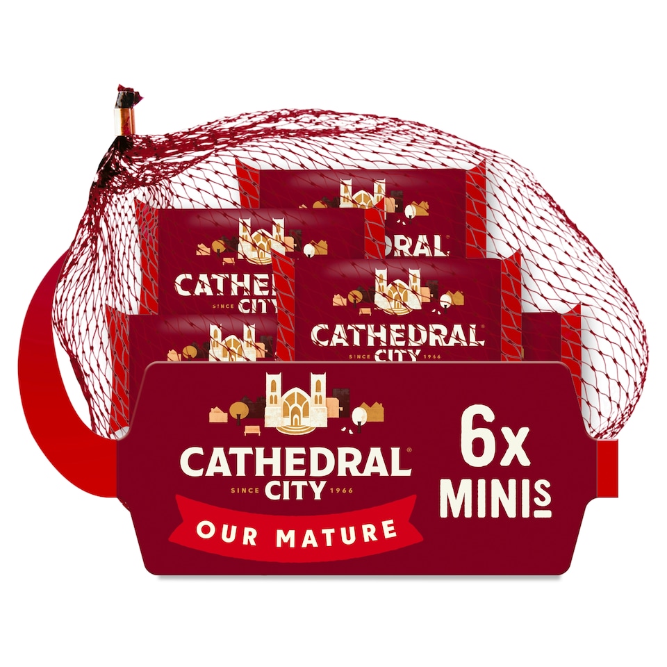 Cathedral City Minis Mature Cheddar Cheese 6x20g
