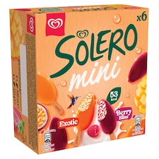 Solero Mini Exotic a Berry Bliss 6 x 50 ml (300 ml)