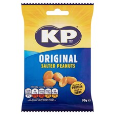 Kp Original Salted Peanuts 90G Clipstrip