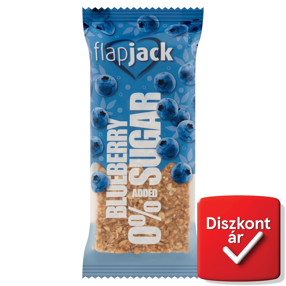 FlapJack zabszelet liofilizált kékáfonya darabokkal, hozzáadott cukor nélkül 100 g