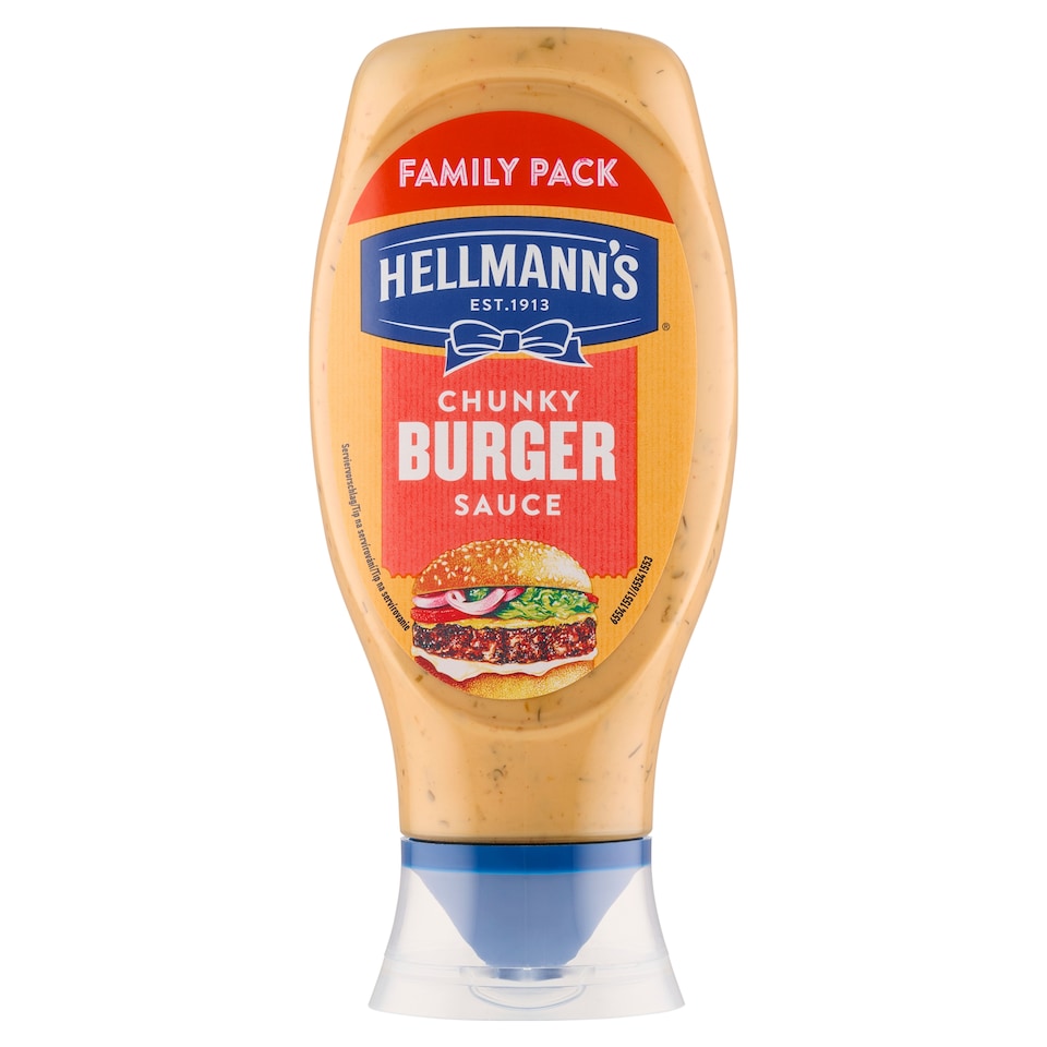 obrázok 1 z Hellmann's Omáčka Chunky Burger 430 ml