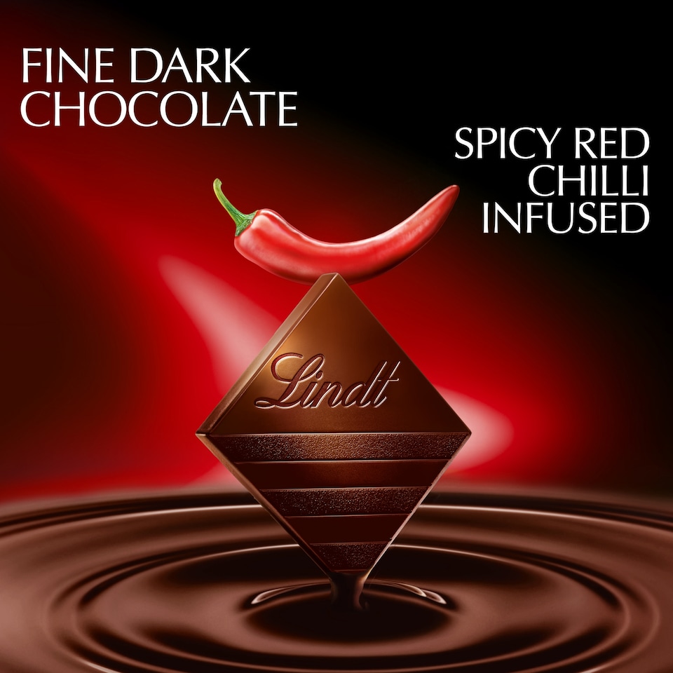 image 1 of Lindt Excellence Dark Chocolate Bar - Chilli 100g