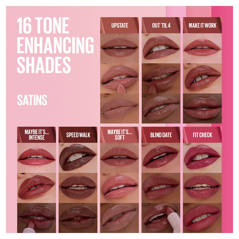 image 1 of Maybelline, Lipstick Satin, 106 Maybe It's ... Soft