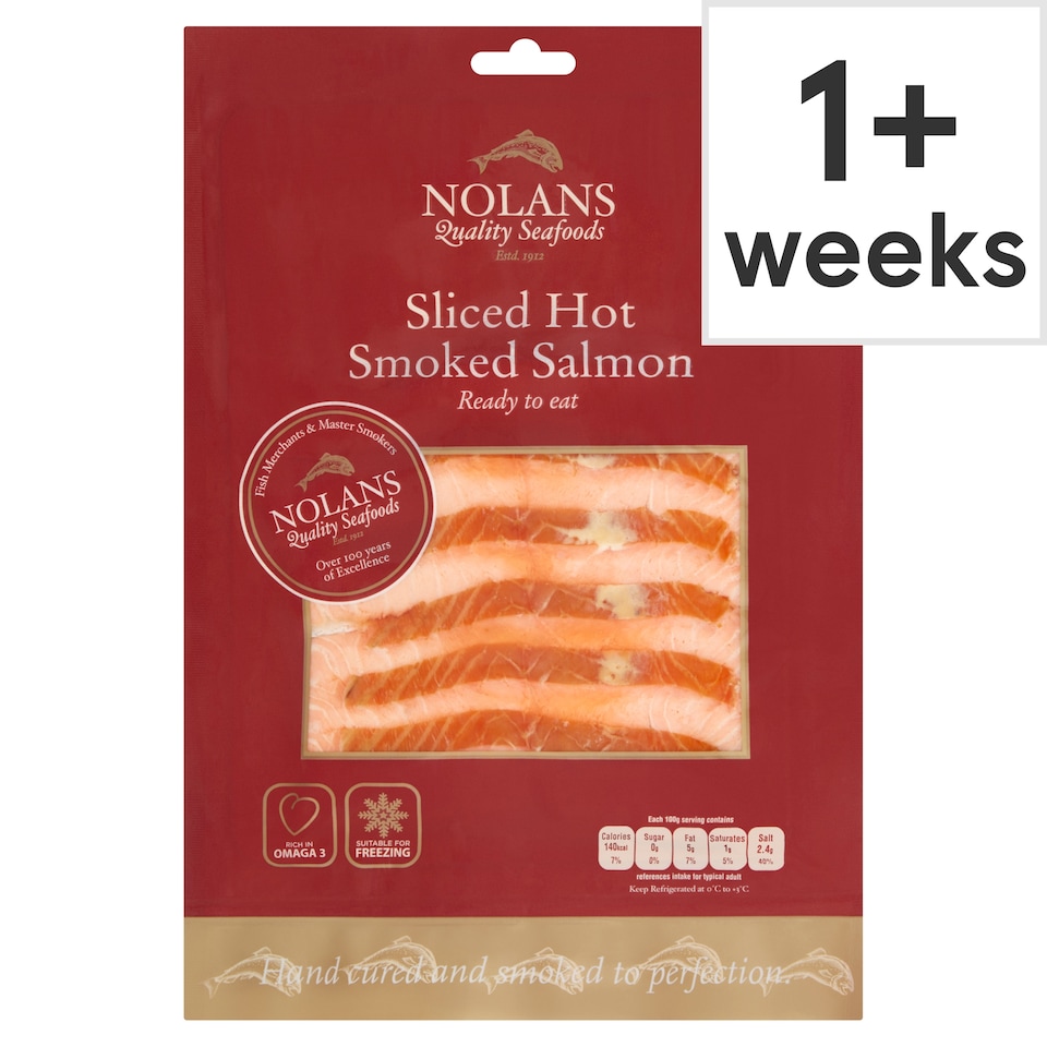 Nolans Hot Smoked Salmon 150G