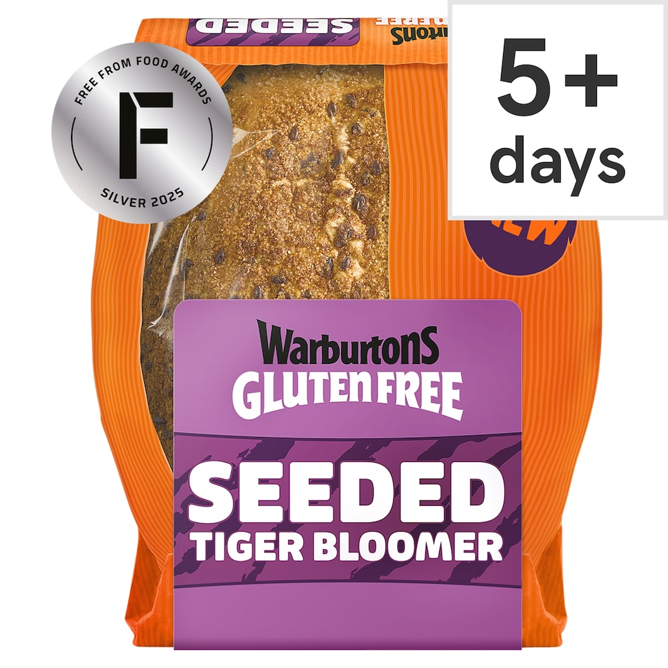 Warburtons Gluten Free Seeded Tiger Bloomer 400g