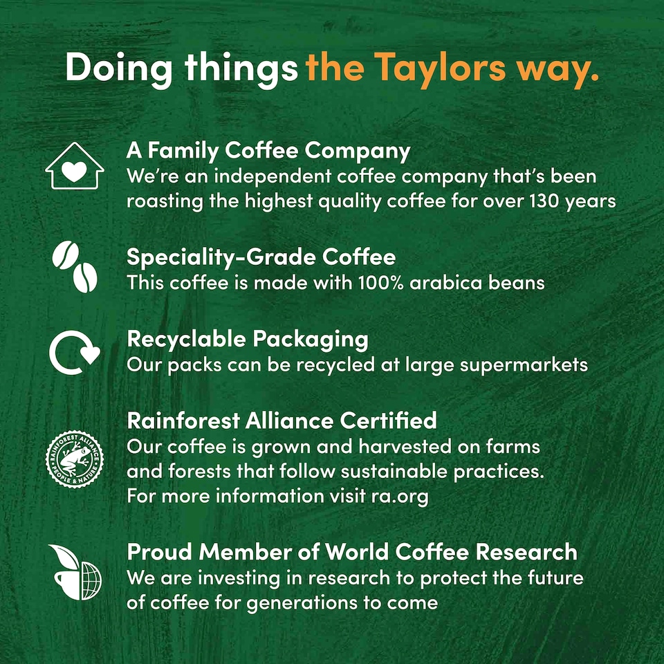 image 1 of Taylors Rich Italian Roast Ground Coffee 200G