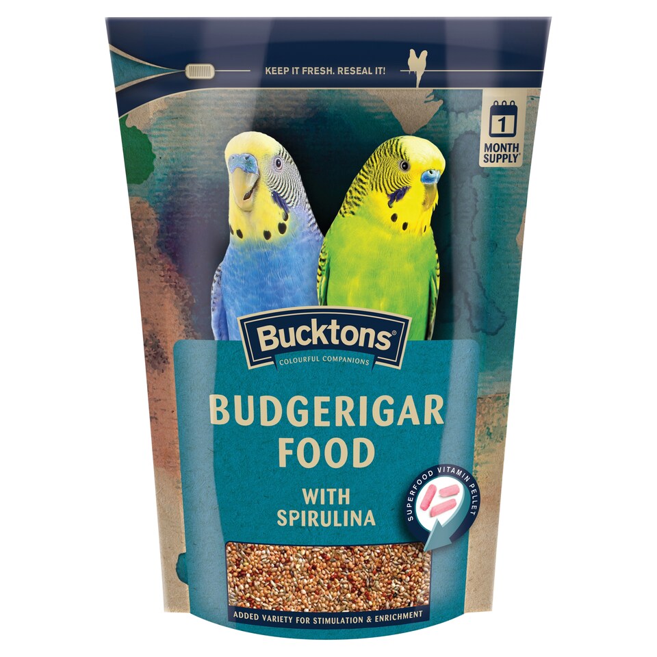 Bucktons Budgerigar Food Spiralife 500G