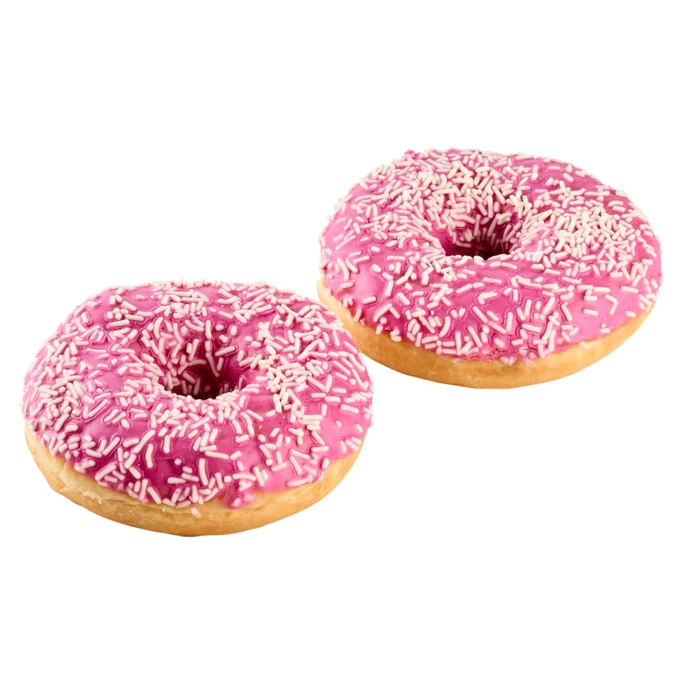 obrázok 1 z Donut s ružovou polevou a jahodovou príchuťou 56 g
