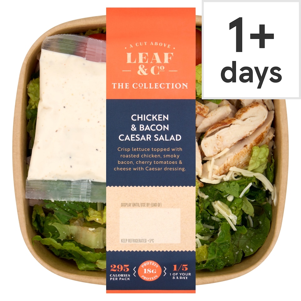 Leaf & Co Chicken & Bacon Caesar salad 221g