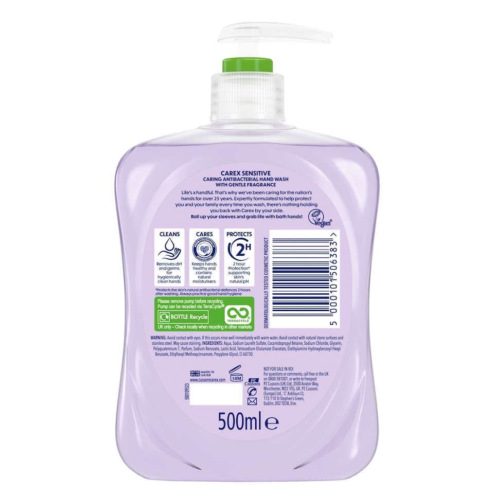 image 1 of Carex Handwash Sensitive 500Ml