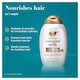 image 3 of OGX Coconut Milk Shampoo for Dry and Damaged Hair 385ml