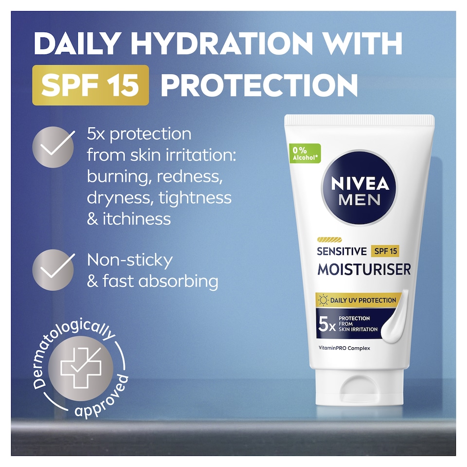 image 1 of NIVEA MEN Sensitive Shaving Foam 200ml