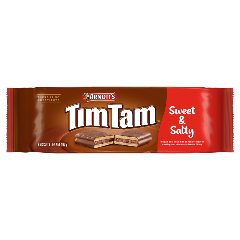 Tim Tam Sweet & Salty Chocolatey Biscuit Bars 165g