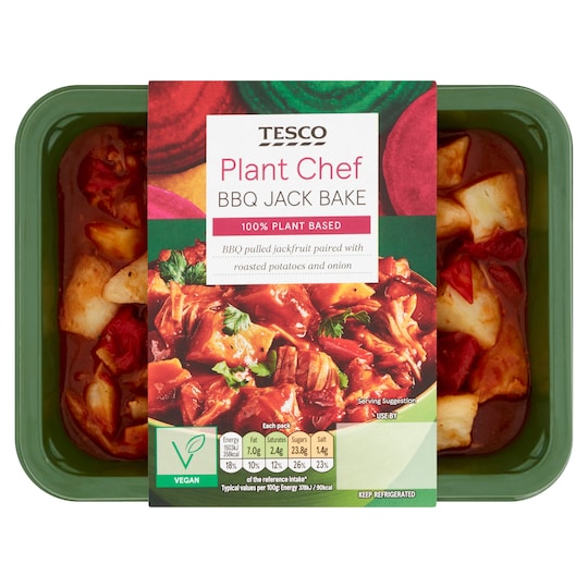 Tesco Plant Chef Bbq Jackbake 450G Tesco Groceries