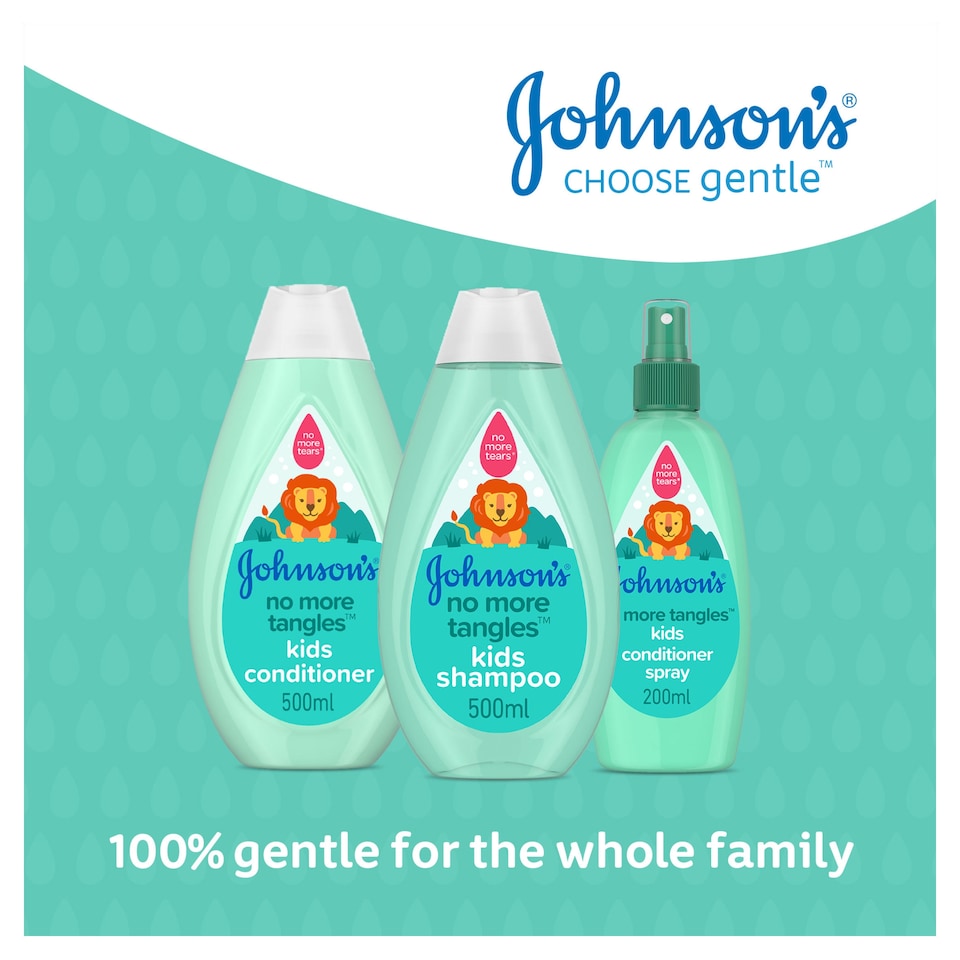 image 1 of Johnson's No More Tangles Kids Shampoo 500ml