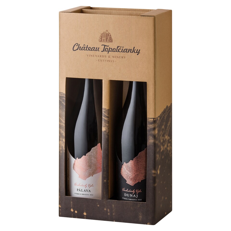 Château Topoľčianky Vinohradnícky výber Dunaj - Pálava Wine with PDO 2 x 0.75 L