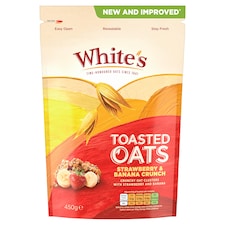 White's Toasted Oats - Strawberry & Banana Crunch 450g