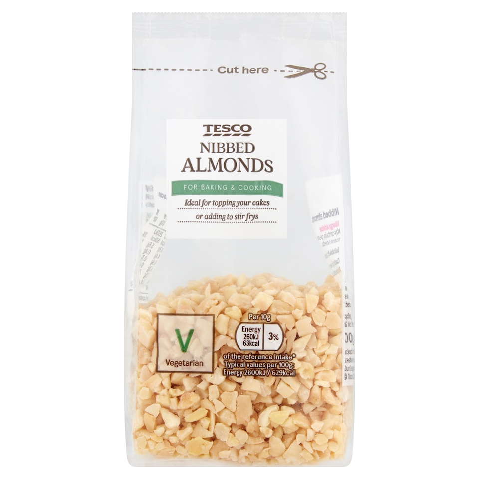 Tesco Nibbed Almonds 100G