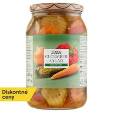 Tesco Zeleninový šalát v octovom náleve 850 g