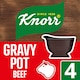 image 1 of Knorr Beef Gravy Pot 4 x 28g